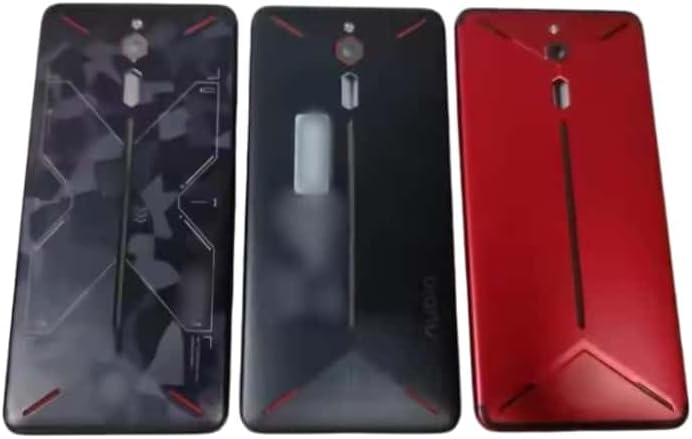 YOOOKOOO Compatible Rear Back Cover for ZTE Nubia Red Magic 3S – Battery Door Housing Replacement Part (3S Black)