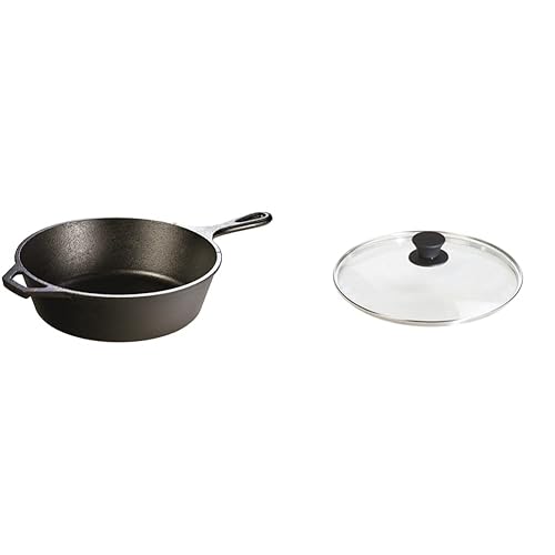 Lodge L8DSK3 Cast Iron Deep Skillet, 10.25-Inch Manufacturing Company GL10