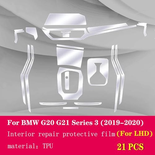 Protection PPF transparente pour écran LCD et console BMW