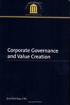 Paperback Corporate Governance and Value Creation Book