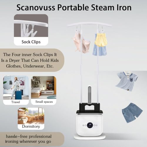 Image of Aironox Portable Automatic Ironing Machine, 8-Minute Quick Steam Iron, 360 No Blind Spots, Ideal for Shirts, Pants, Shoes, Skirts - Efficient Clothes Care Solution
