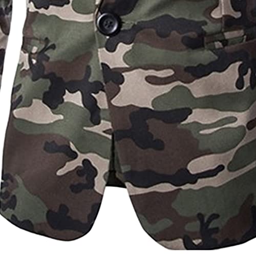 Men's Military Camouflage Suit Outdoor Notched Lapel Sport Jacket Classic Fit Camo Blazer Coat Jacket Tops4
