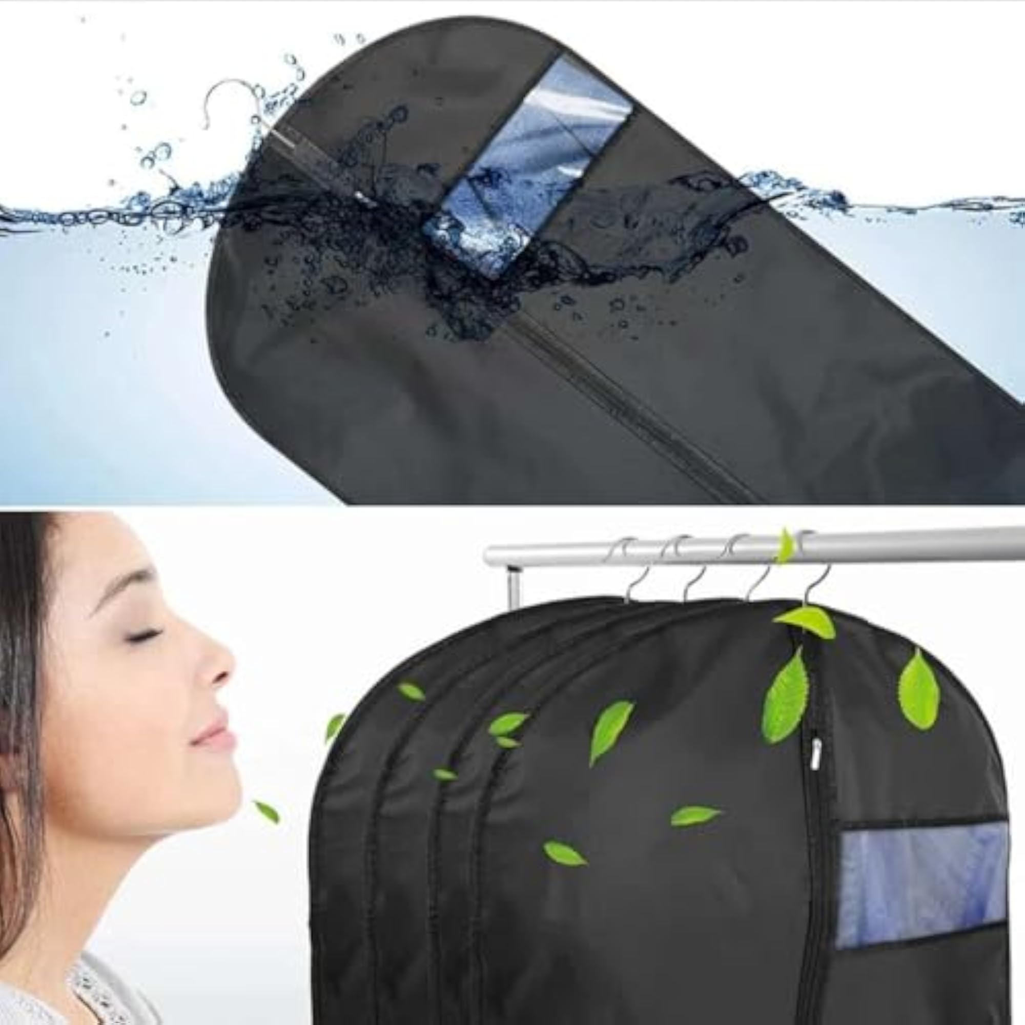 Waterproof Dustproof Hanging Garment Bags for Clothing