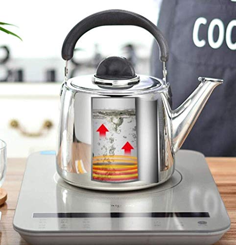 Teapot whistle en acier inoxydable robuste et facile à nettoyer pour plaques à induction