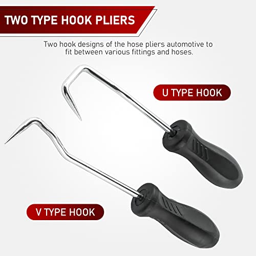 Atpeam Hose Clamp Pliers Set | 3Pcs Flexible Heavy Duty Hose Removal Tool Hose Pliers Automotive Hose Clamp Tool Used In Any Position | Works On 18Mm-54Mm Hose Clamps #TOP2