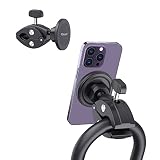 PROfezzion Mag-Safe Handyhalterung, Handy Lenker Griff Fitness Halterung für Fahrrad Laufband Spinning Bike Elliptical Trainer für iPhone 14 14Pro 14Pro Max 13 13Pro Max 12 Serie und Mag-Safe Case