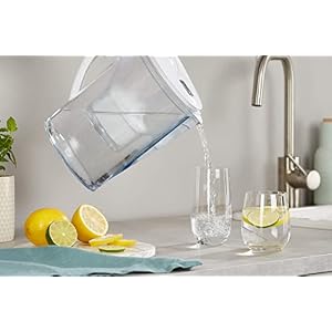 Amazon Basics Cartuchos filtrantes de Agua, 6 Unidad, Paquete de 1, Aptos y compatibles con Todas Las jarras BRITA Incl. PerfectFit & Jarras Amazon Basic