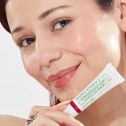 Image of Mario Badescu Moisturizing Lip Balm for Dry Cracked Lips, Infused with Coconut Oil and Shea Butter, Ultra-Nourishing Lip Care Moisturizer for Soft, Smooth and Supple Lips