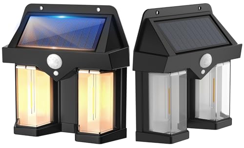 RUWQ New Solar Wall Lamp with 3 Lighting…