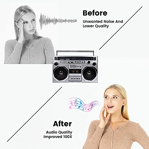 Reshow Audio Tape Cassette Head Cleaner w/ 2 Cleaning Fluids Care Wet