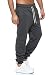 Produktbild Tazzio Jogginghose Slim Fit Herren Sporthose Fitness Freizeit Hose Trainingshose Sweat Sweatpants Jogger | 16600 (Anthrazit, Large)