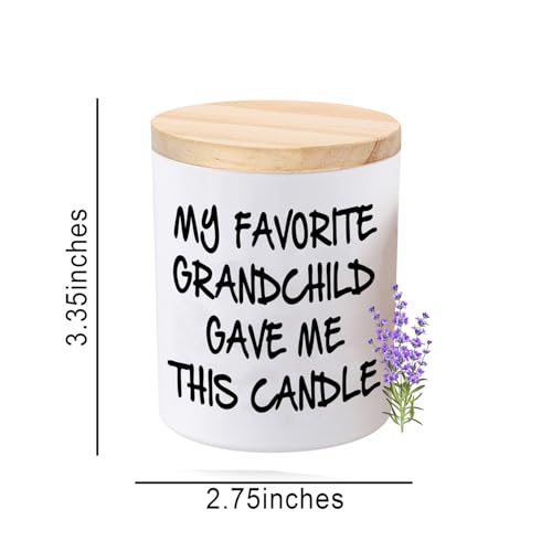BFJLIFE Gifts for Grandma Grandpa Grandparents Lavender Scented Soy Candle - Image 3