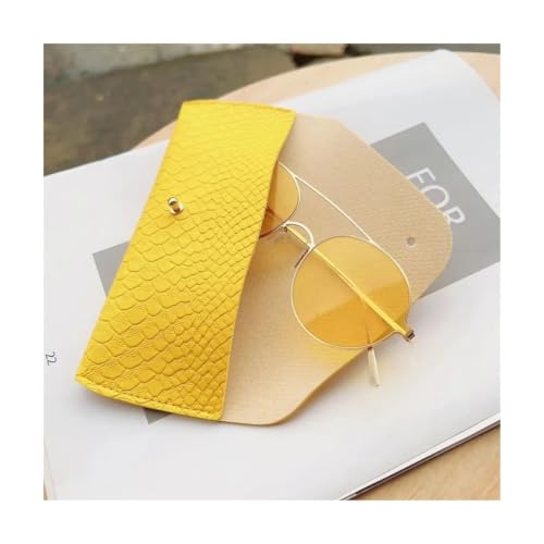 Étui à lunettes cuir PU serpent finition premium - 4