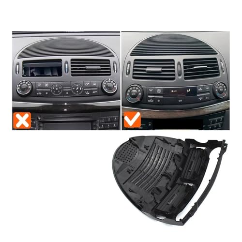 Rejilla de ventilación Benz Clase E W211 que optimiza el flujo de aire del tablero delantero 5