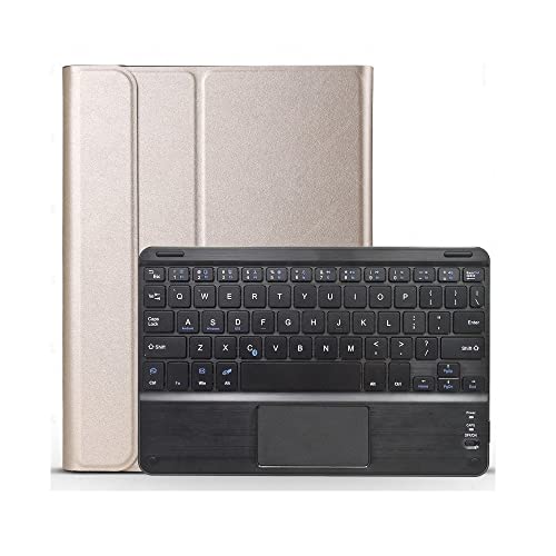 Étui clavier amovible magic touchpad Lenovo Tab P11 TB-J606F housse or et noir