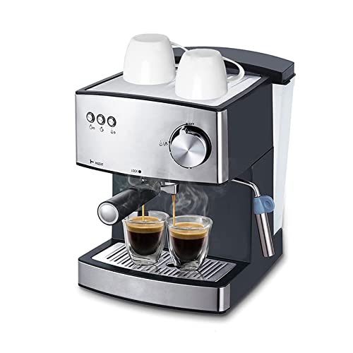 WSJTT Macchina for caffè Espresso 20 Bar Macchina da caffè con Latte schiumogeno Bannaro,850 m Serbatoio RUMOVABILE…
