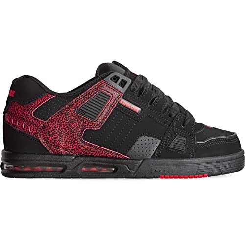 Image of Globe Sabre Skateboard Shoes, Black Red Stipple, 13 AU