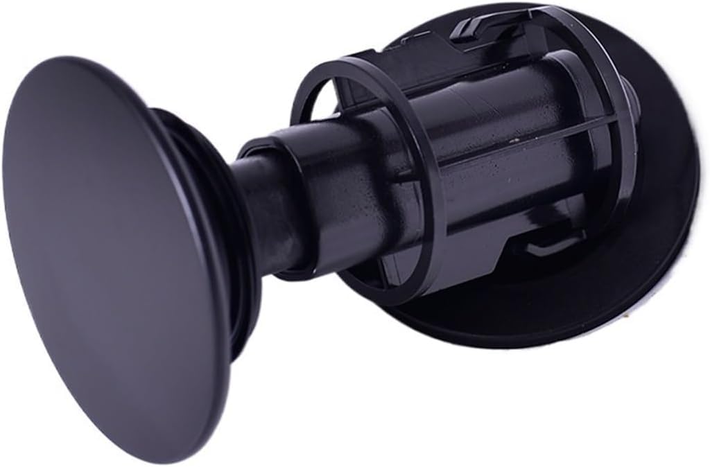 Tapón emergente para fregadero, tapón para lavabo, Drenaje del tapón del lavabo Drenaje del lavabo Negro/Níquel cepillado/Cromo/Oro rosa Fregadero del baño Empuje hacia abajo Desagües emergentes con d