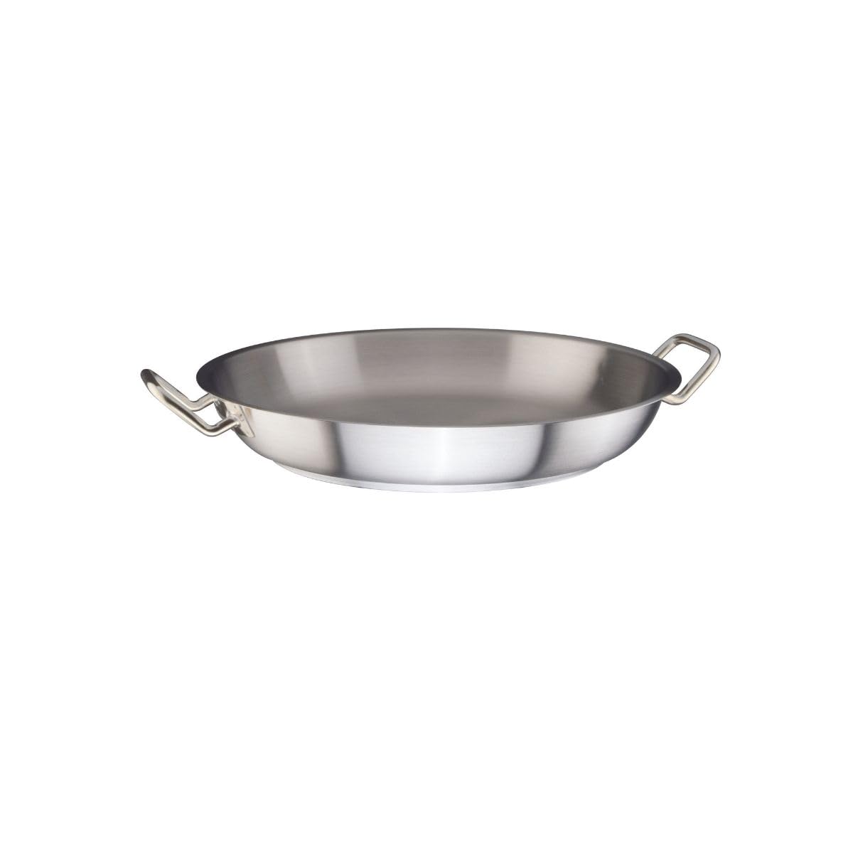 Ozti Stainless Steel Induction Frypan with Two Pot Handle, 36 cm x 6 cm Size, Silver