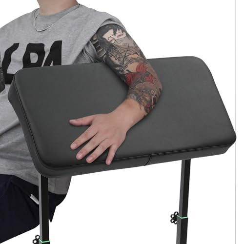 Support d'accoudoir de tatouage robuste à inclinaison multi-angles