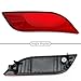 Saihisday CH1184106 Bumper Reflector Rear Drive Right Side Replacement for 2017-2021 Jeep Compass Rear Bumper Red reflector Replace for 55112679AA