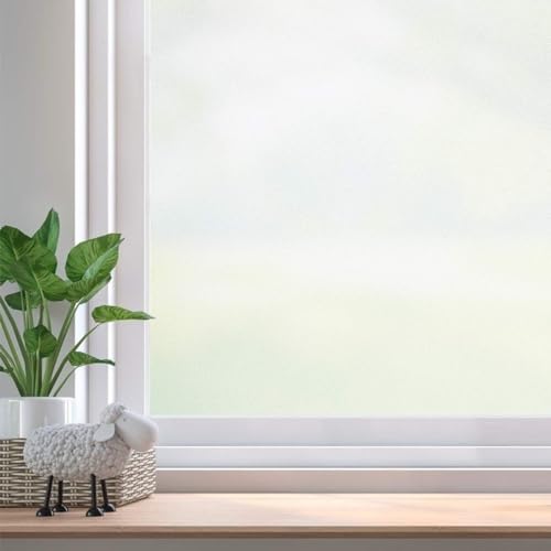 Frosted Glass Film - Self-Adhesive Privacy Screen, Opaque Anti-UV...