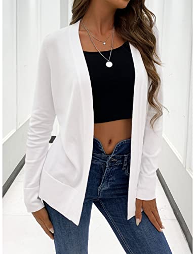 LIENRIDY Women's Cardigans Lightweight Long Sleeve Open Front Sweater Cardigan, S-XL3