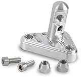 Lokar XTCB-40TP2 Double Stud Black Finish Billet Aluminum Bracket for Tuned-Port Injection