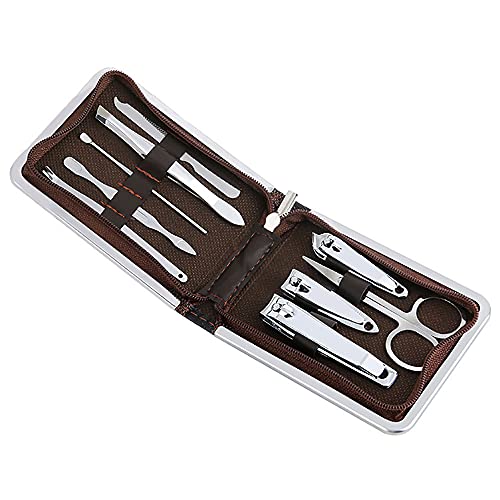 Kit de manucure idéal pour offrir avec ses accessoires en acier et son coffret en cuir