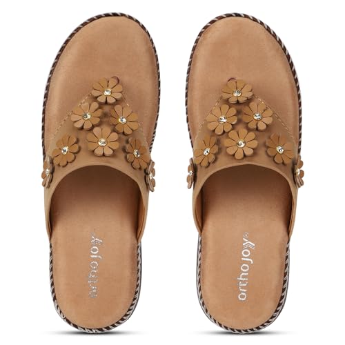 Image of ORTHO JOY doctor Fancy Footwear for women || Orthopedic Women's Fancy Slipper /Sandal For Women