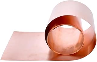 Lithium ion Battery Copper foil electrolytic Copper foil Single-Sided Photo Copper foil Negative Electrode Carrier and Current Collector (12umÃ—20cmÃ—10M)