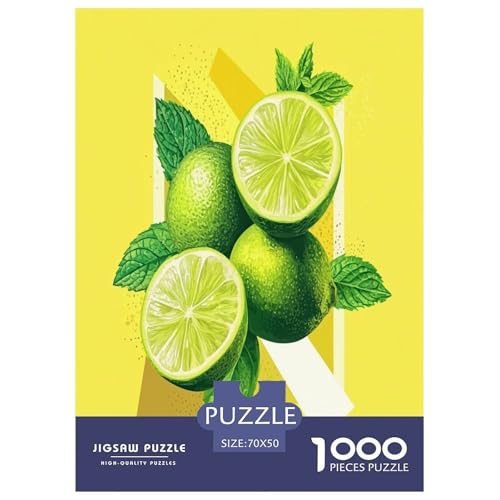 Puzzle imposible de 1000 piezas contra el aburrimiento: un reto mental de limones para adultos