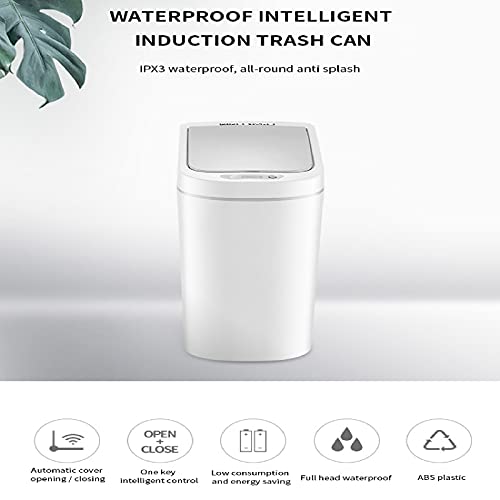 7L Automatische inductie Smart Prullenbak Huishoudelijke Opslag Bin Badkamer Toilet Slaapkamer Waterdicht Prullenbak… - Image 3
