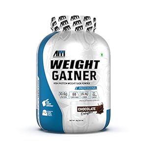 Advance MuscleMass Weight Gainer Powder With Innovative Scoop On Top | 5.1 G Protein | 25.3 G Carbs (Chocolate Flavour…
