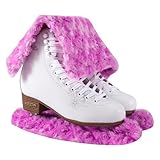 Ice Skate Guards,Ice Skate Blade Covers,Skate Guards for Hockey Skates,Figure Skate&Ice Skates,Hockey Skate Soakers,Skate Blades Protector for Girls Boys Youth Women Men Adult (Pink B, Medium)