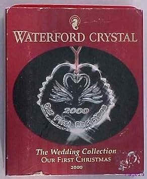 Waterford 2000 Wedding Collection Crystal Ornament