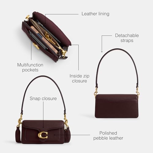 Image of Coach Polished Pebble Leather Tabby Shoulder Bag 20