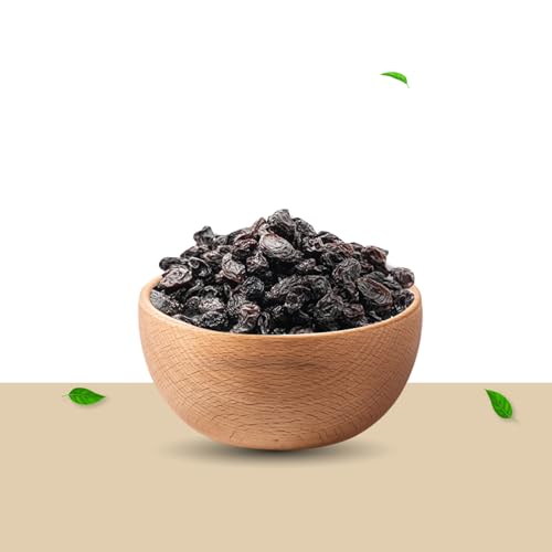 Image of KitchenSmith Seedless Black Raisin - Pack of 2 (500gm Each) | Draksh, Kaali Dakh & Kali Kishmish Raisins | Naturally Sourced, Dried & Sweet Dry Fruits