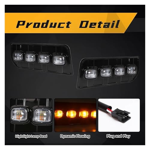 Antibrouillard LED DRL pour Toyota 4Runner Limited 2013-2022 - 4