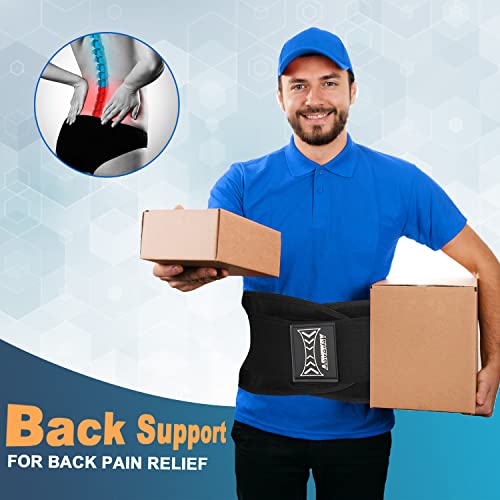 Aonokoy Back Brace For Women Men Lower Back Pain Relief, Adjustable Back Support Belt With Lumbar Pad For Work Heavy Lifting,Breathable Lumbar Support Belt For Scoliosis Back Pain Herniated Disc（L） #TOP6