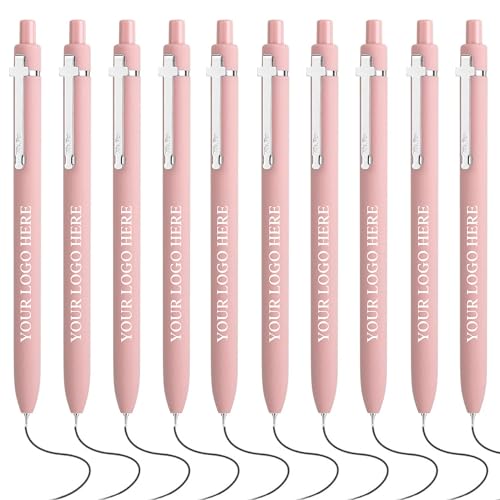 Mr. Pen bolígrafos personalizados de 5 unidades, tinta negra, punta fina 0.5mm
