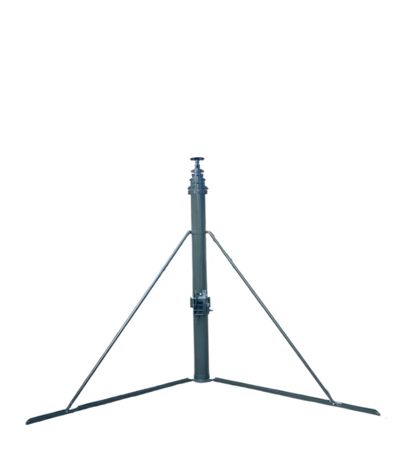 Wholesale 15m Hand Winch Crank Telescopic Mast for Antenna Communication, Telescoping Mast