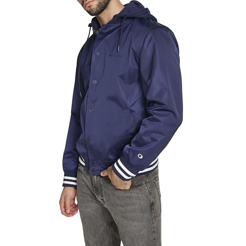 Chaqueta Champion con capucha de jersey suave y botones a presión 5