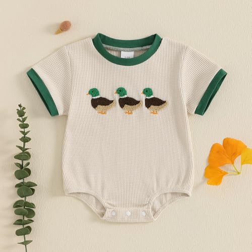 Baby Boy Clothes Summer Baby Boy Bubble Romper Short Sleeve Jumpsuit One Piece Outfit Newborn Infant Clothing2