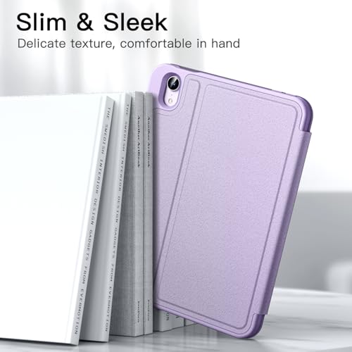Image of JETech Folio Case for iPad mini A17 Pro /6th Gen (2024 /2021), Purple