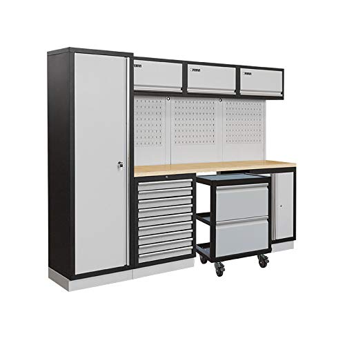Fervi A007S - Decoración modular para taller con plataforma de madera