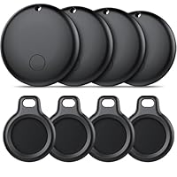 Tracker Tag Android Smart Tag, Schlüsselfinder KeyFinder kompatibel mit Google Mein Gerät Finden APP (Android NUR), Bluetooth Key Finder für Gepäck/Taschen/Koffer/Brieftasche (4er Pack)