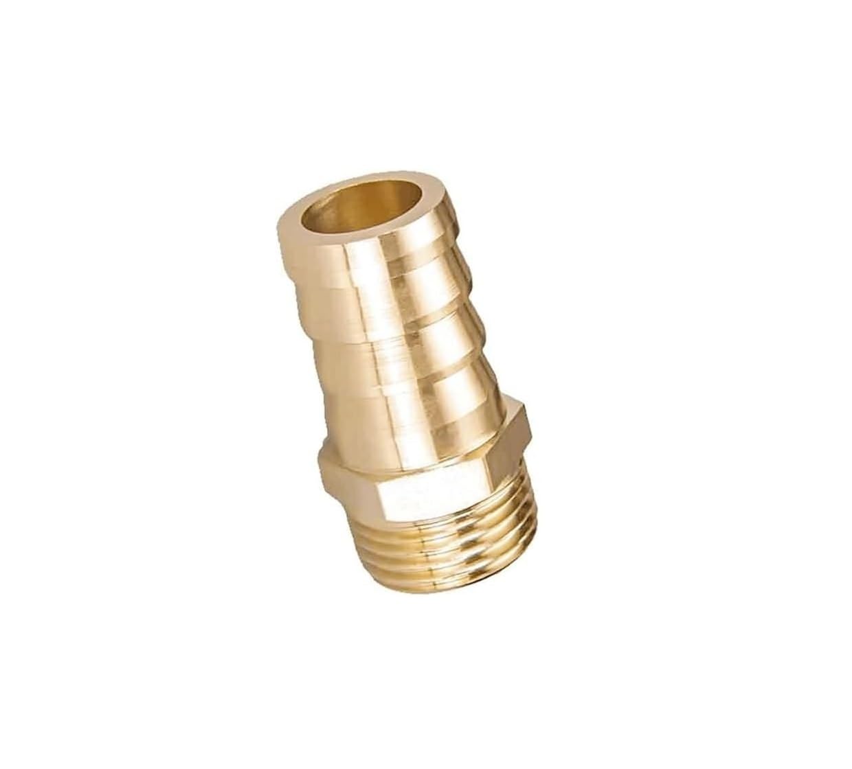 Conector de manguera de latón accesorio de tubería macho de 6mm 8mm 10mm 12mm 14mm para bricolaje
