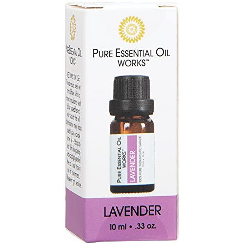 Pure Essential Oil Works Lavender Oil, 100% Pure, Natural, Paraben-Free And Therapeutic Grade With Euro-Style Dropper, 10 Ml/0.33 Oz. #TOP4