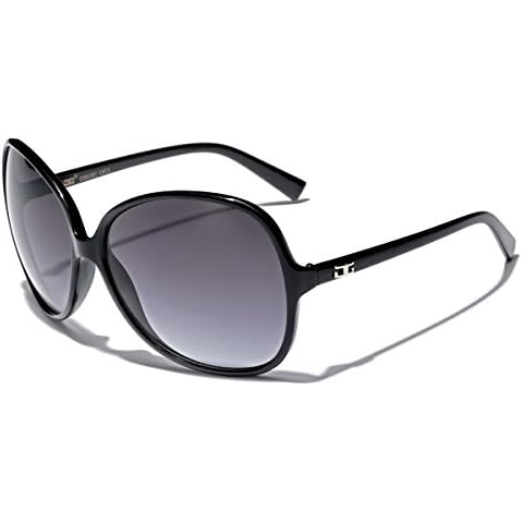LEICO FASHION Oversized Frame Women's Round Butterfly Shape Sunglasses Cover